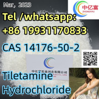 14176-50-2, Tiletamine Hydrochloride, +8619931170833 Contact: iris WickrMe: iri1s WhatsApp: +8619931170833 Email:   iris@zyifu.com We can supply various Pharmaceutical intermediates and Pharmaceutical raw materials. If you are looking for a reliable partner, please contact me. Advantages: High purity and high quality. Free samples are available. Reasonable and competitive price. Best and professional service. Fast and safe delivery.