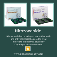 Nitazoxanide 500 mg |Nizonide 500|Dosepharmacy
