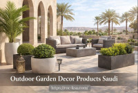 outdoor garden decor products Saudi