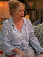 Leanne S1 Leanne Morgan Blue Printed Pajamas