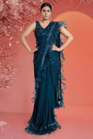 What material is best for readymade stitched sarees?