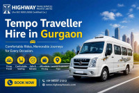 Tempo Traveller Hire in Gurgaon | Comfortable Travel Service