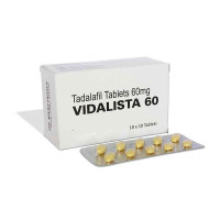 Buy Vidalista 60 mg tablets with Tadalafil at 15% discount!