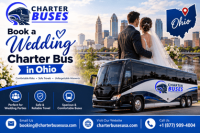 Reserve a Wedding Charter Bus Rental in Ohio, USA