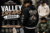 Valley Dreams Hoodie: A Modern Essential for Everyday Streetwear